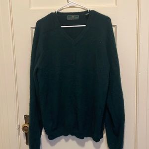 Dark Green 100% Cashmere Sweater